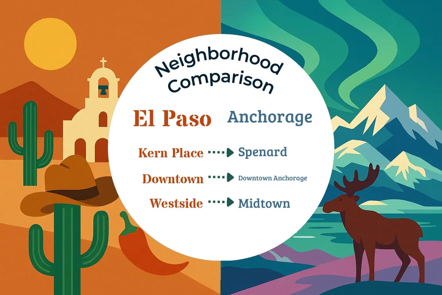 El Paso vs Anchorage Neighborhood Comparison