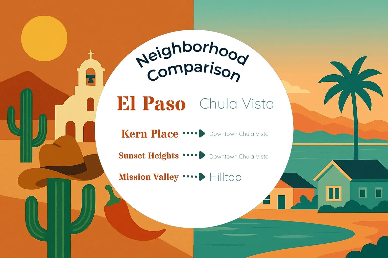 El Paso vs Chula Vista Neighborhood Comparison