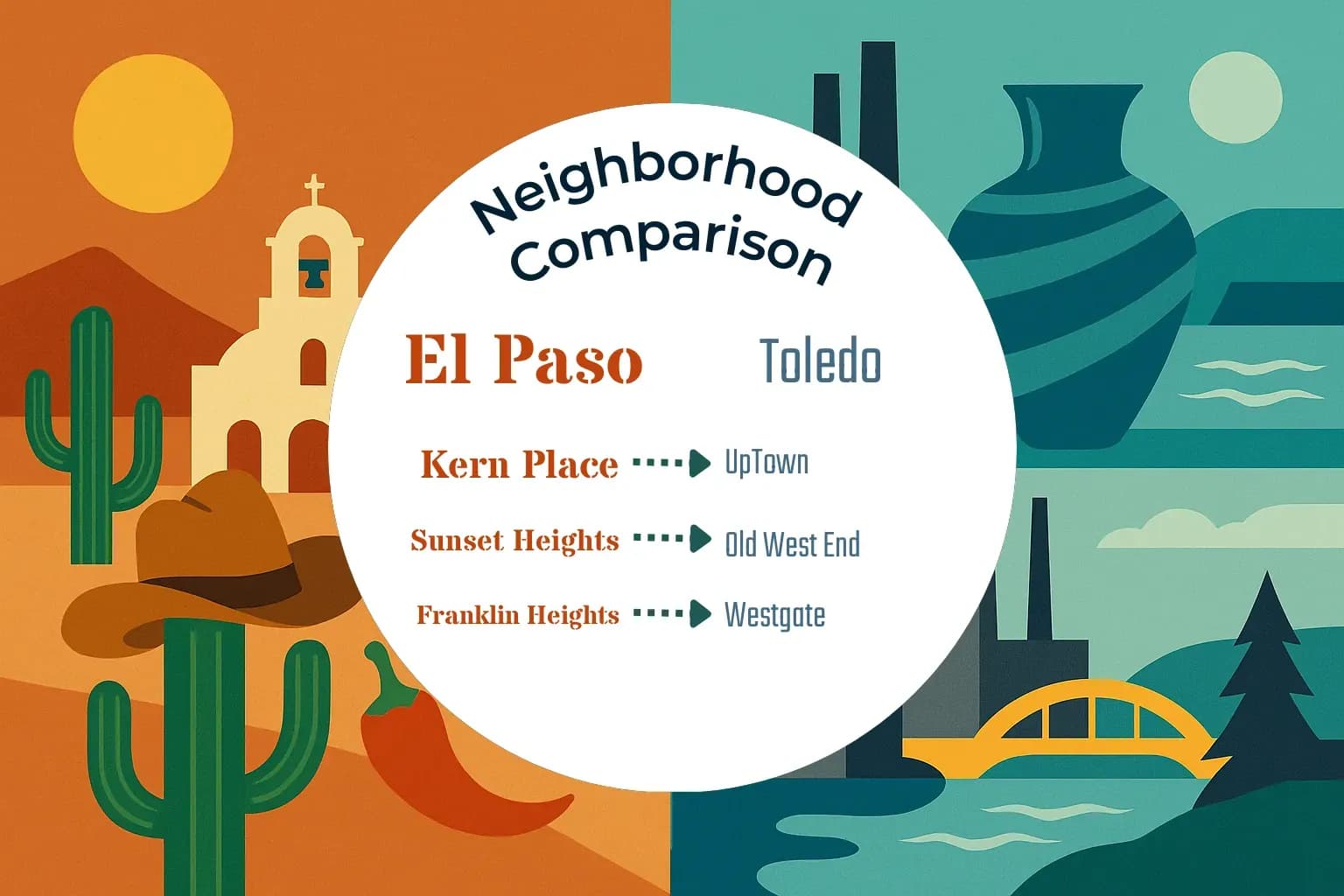 El Paso vs Toledo Neighborhood Comparison