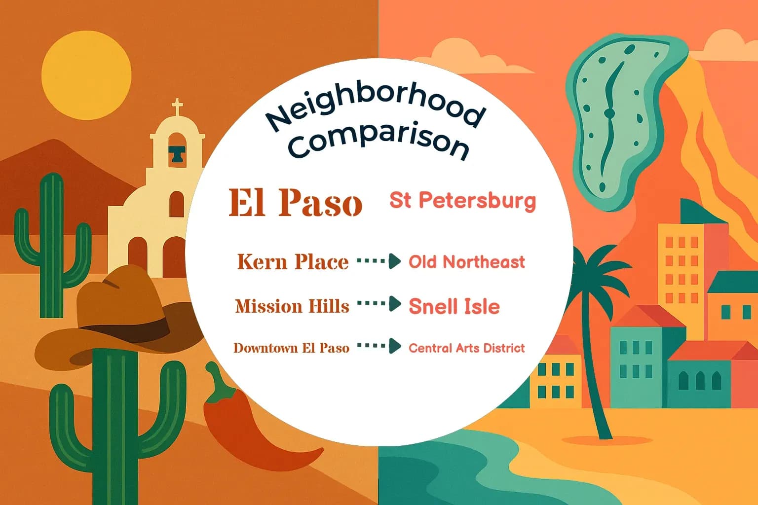 El Paso vs St. Petersburg Neighborhood Comparison