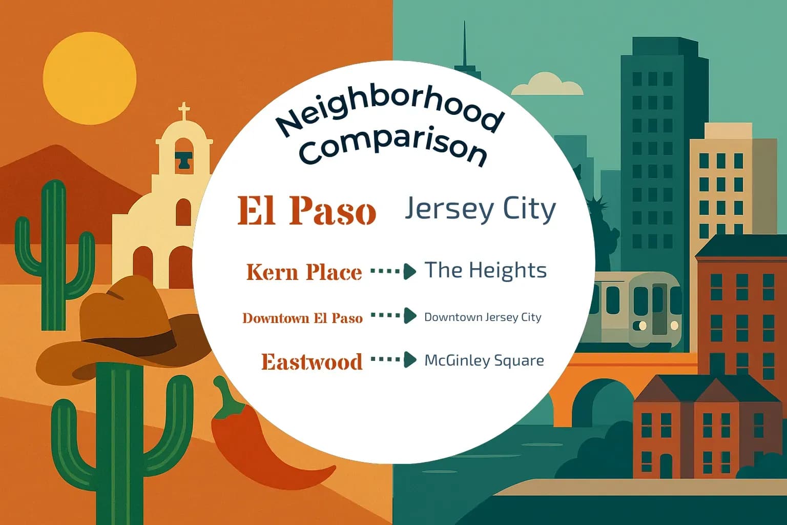 El Paso vs Jersey City Neighborhood Comparison
