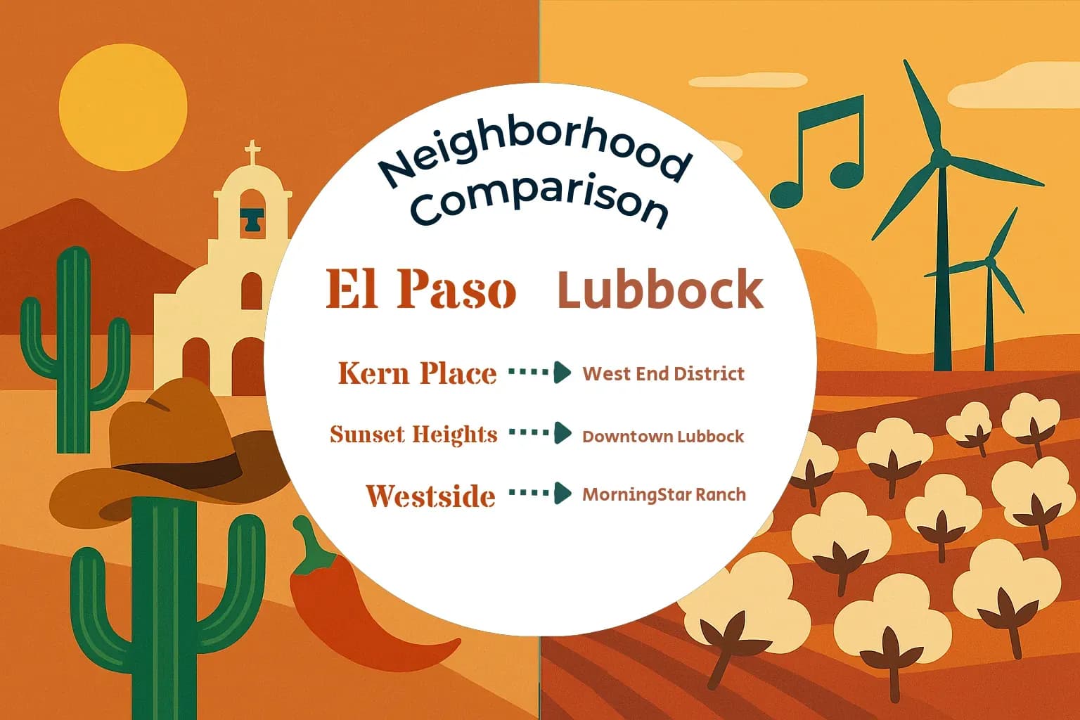 El Paso vs Lubbock Neighborhood Comparison