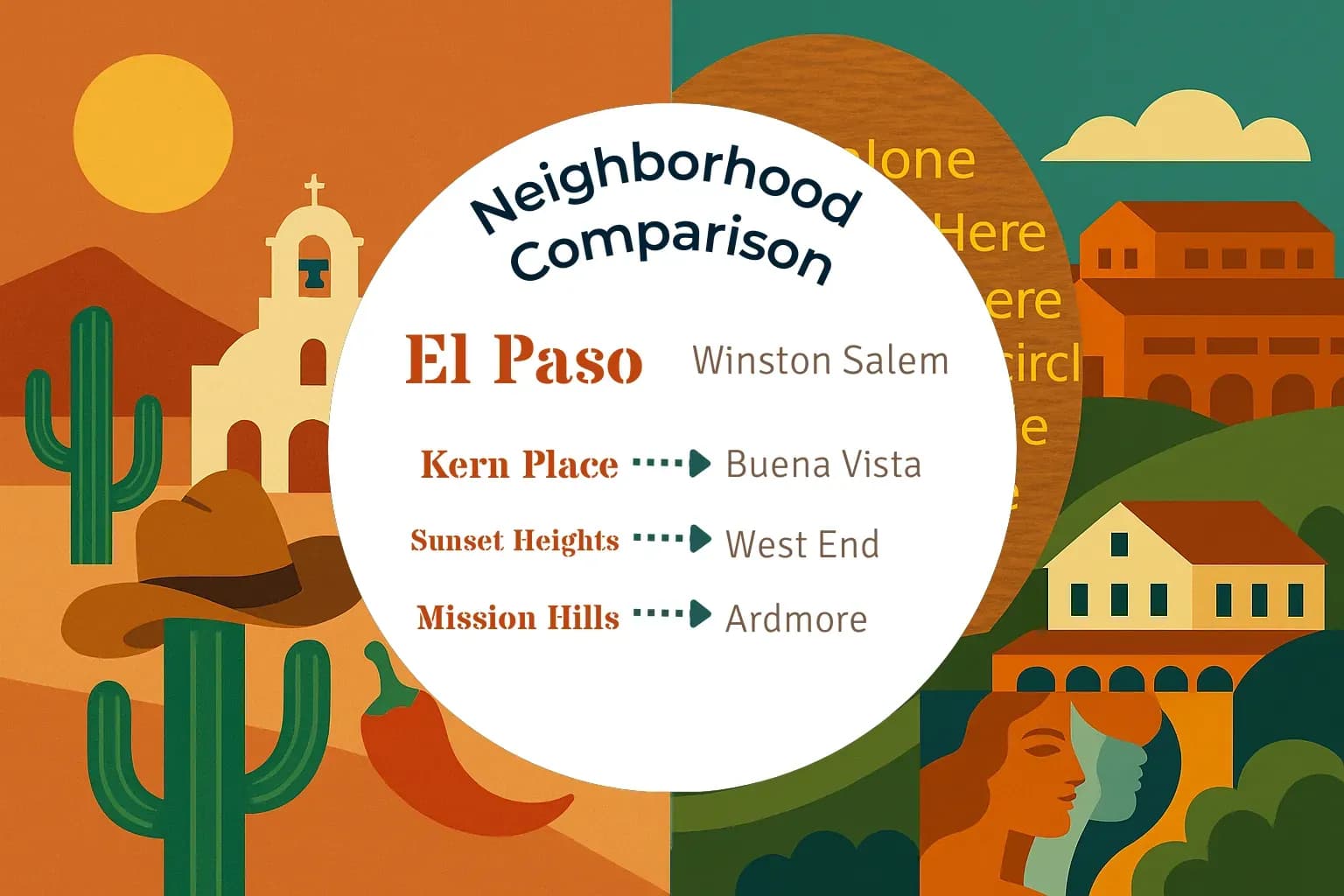 El Paso vs Winston Salem Neighborhood Comparison