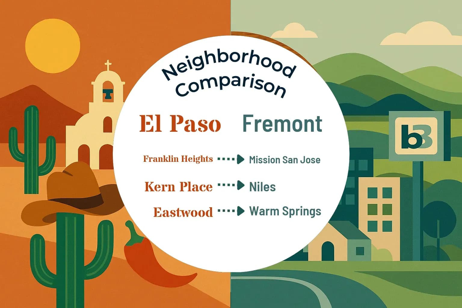 El Paso vs Fremont Neighborhood Comparison