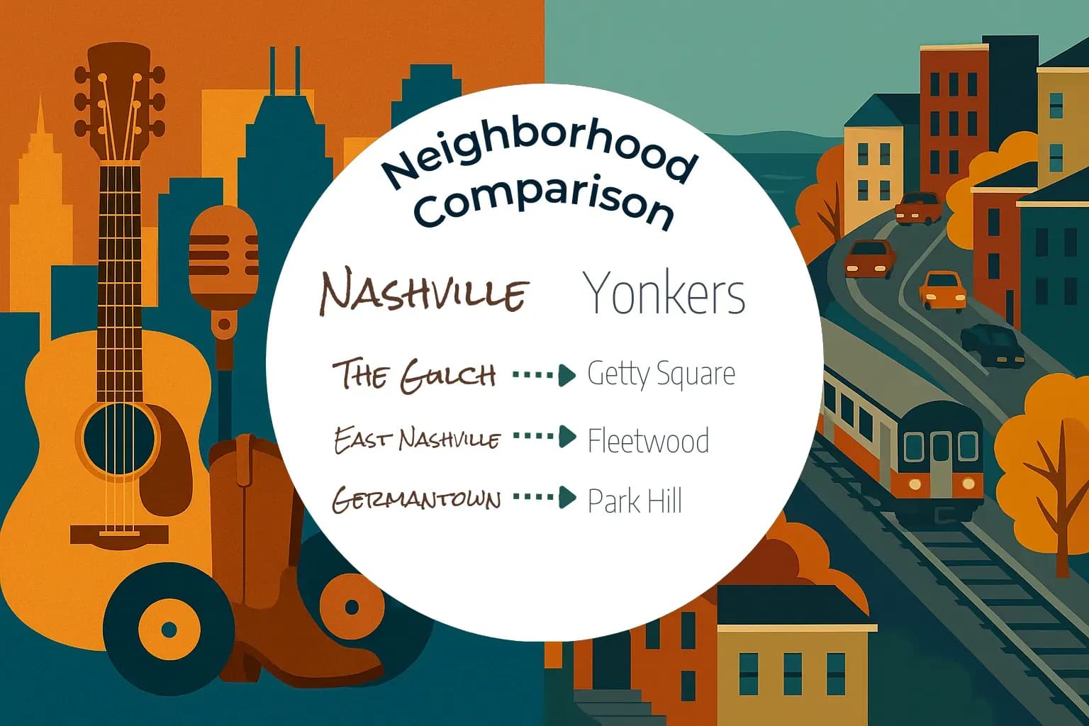 Nashville vs Yonkers Neighborhood Comparison