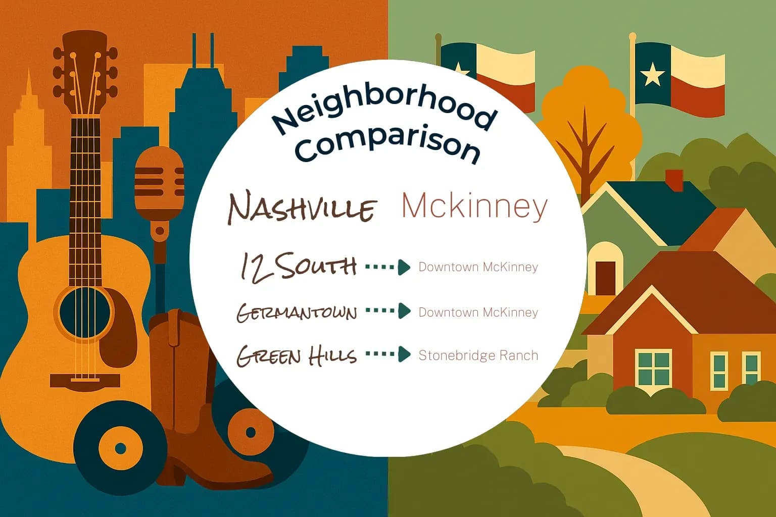 Nashville vs Mckinney Neighborhood Comparison