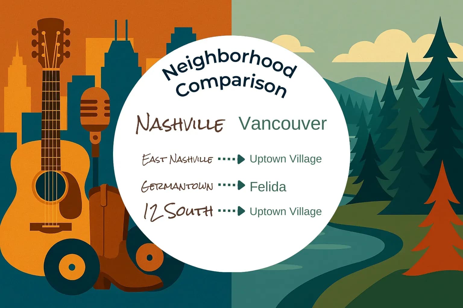 Nashville vs Vancouver Neighborhood Comparison