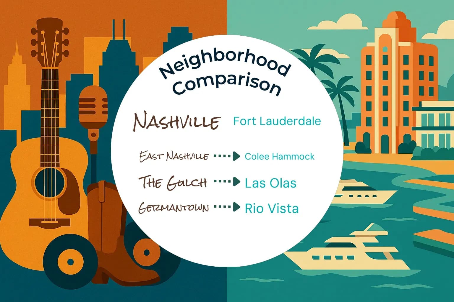 Nashville vs Fort Lauderdale Neighborhood Comparison
