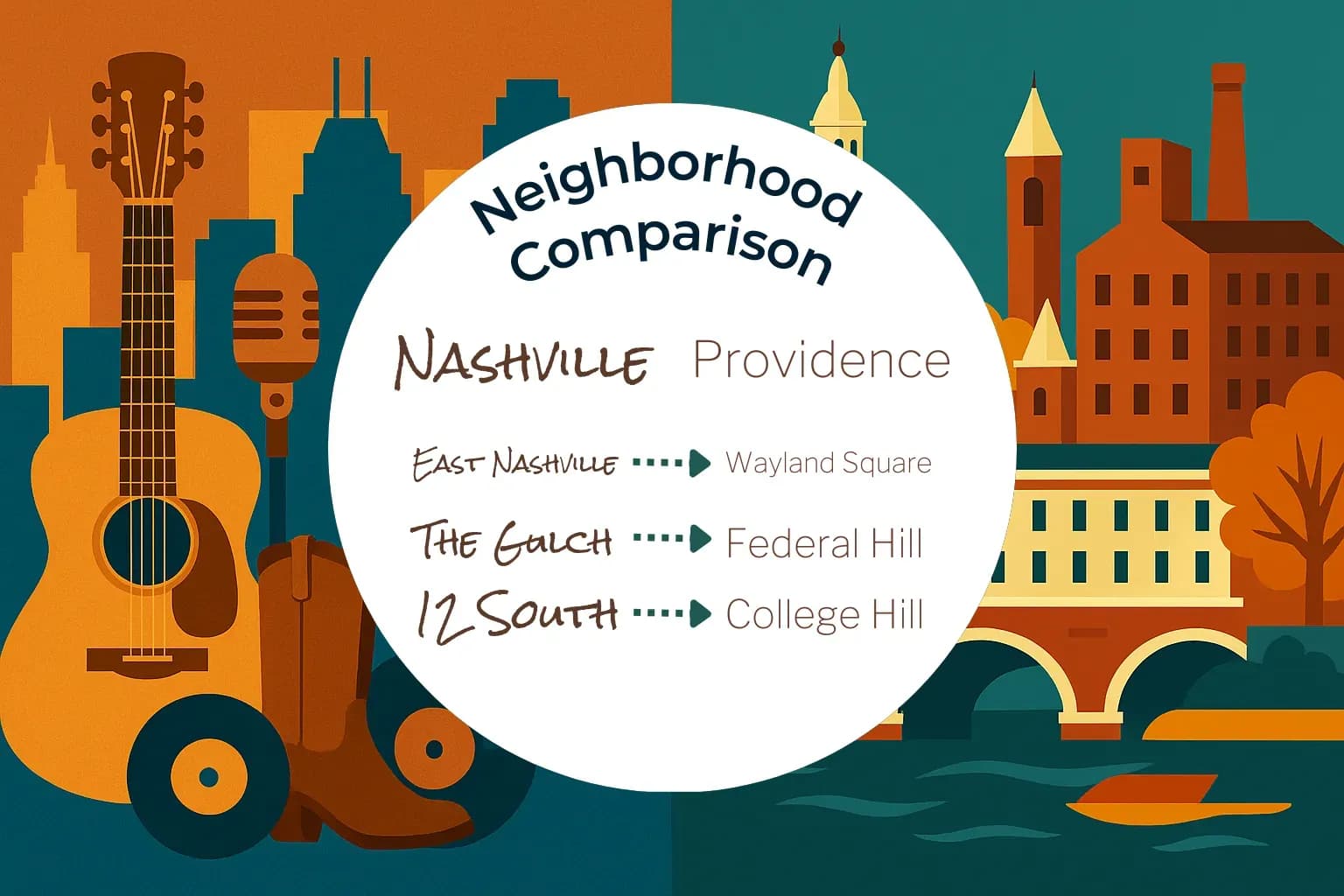 Nashville vs Providence Neighborhood Comparison