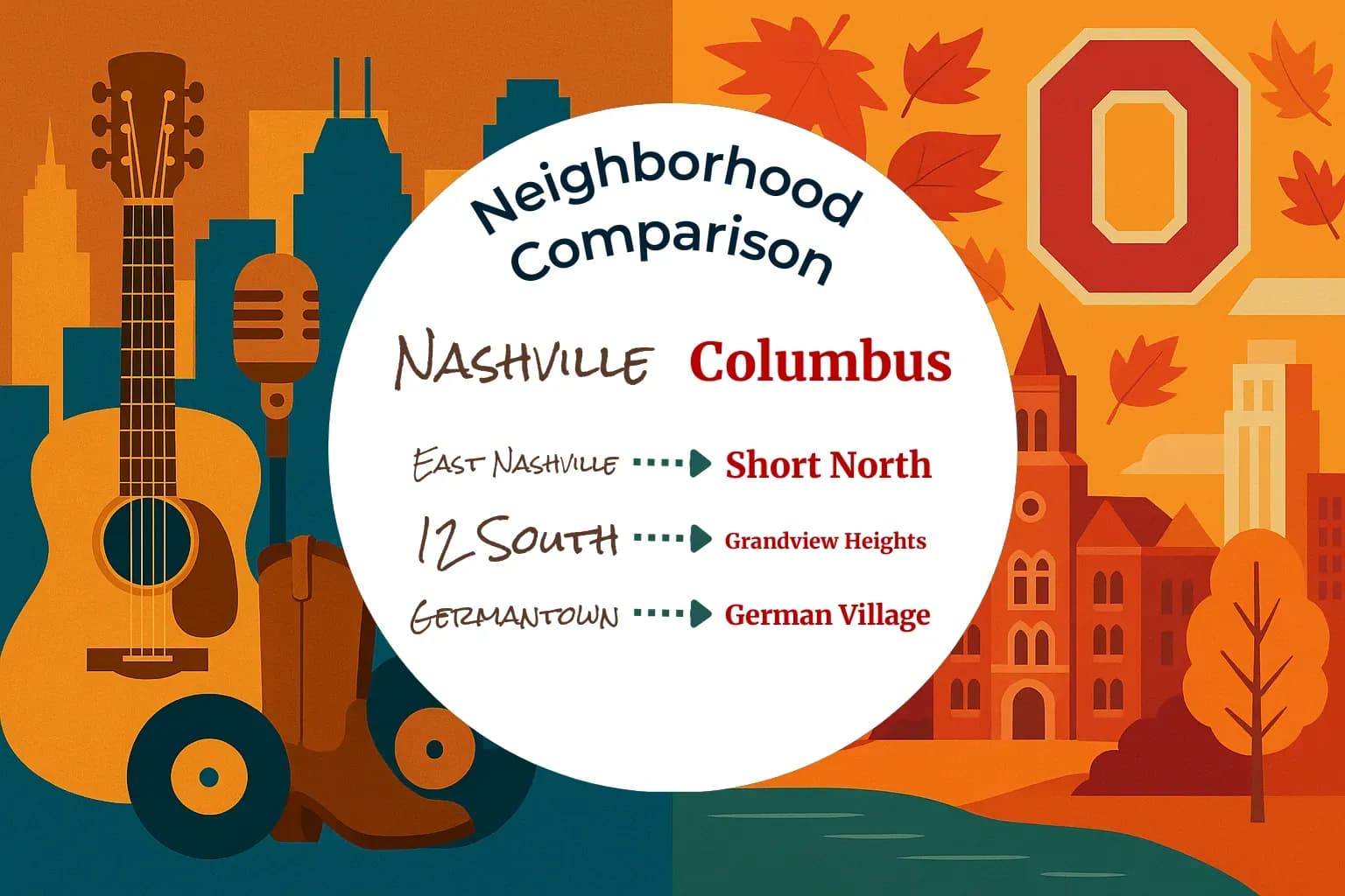 Nashville vs Columbus Neighborhood Comparison