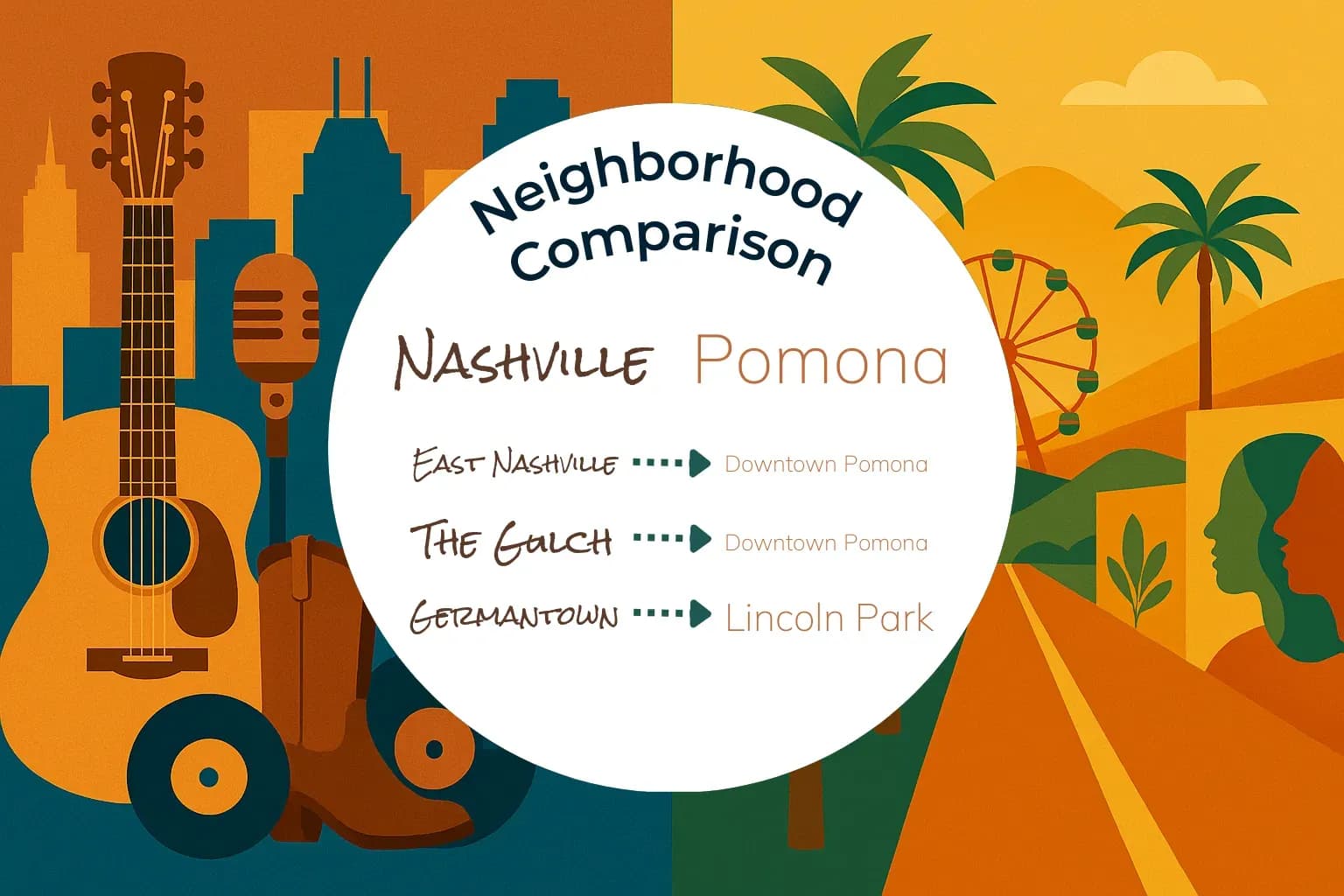 Nashville vs Pomona Neighborhood Comparison