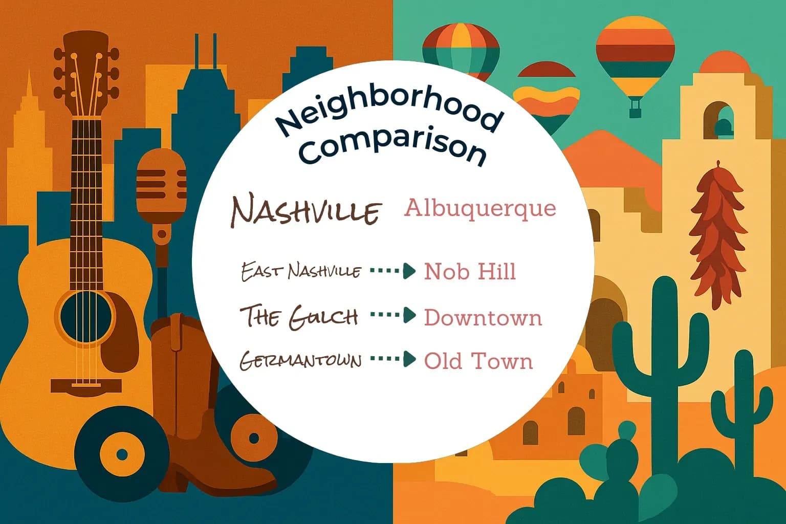 Nashville vs Albuquerque Neighborhood Comparison