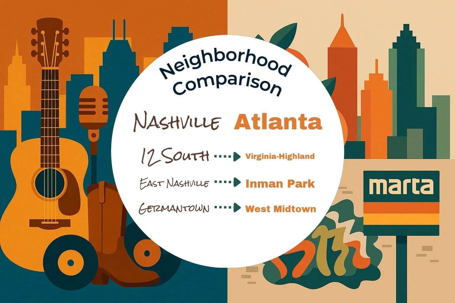 Nashville vs Atlanta Neighborhood Comparison