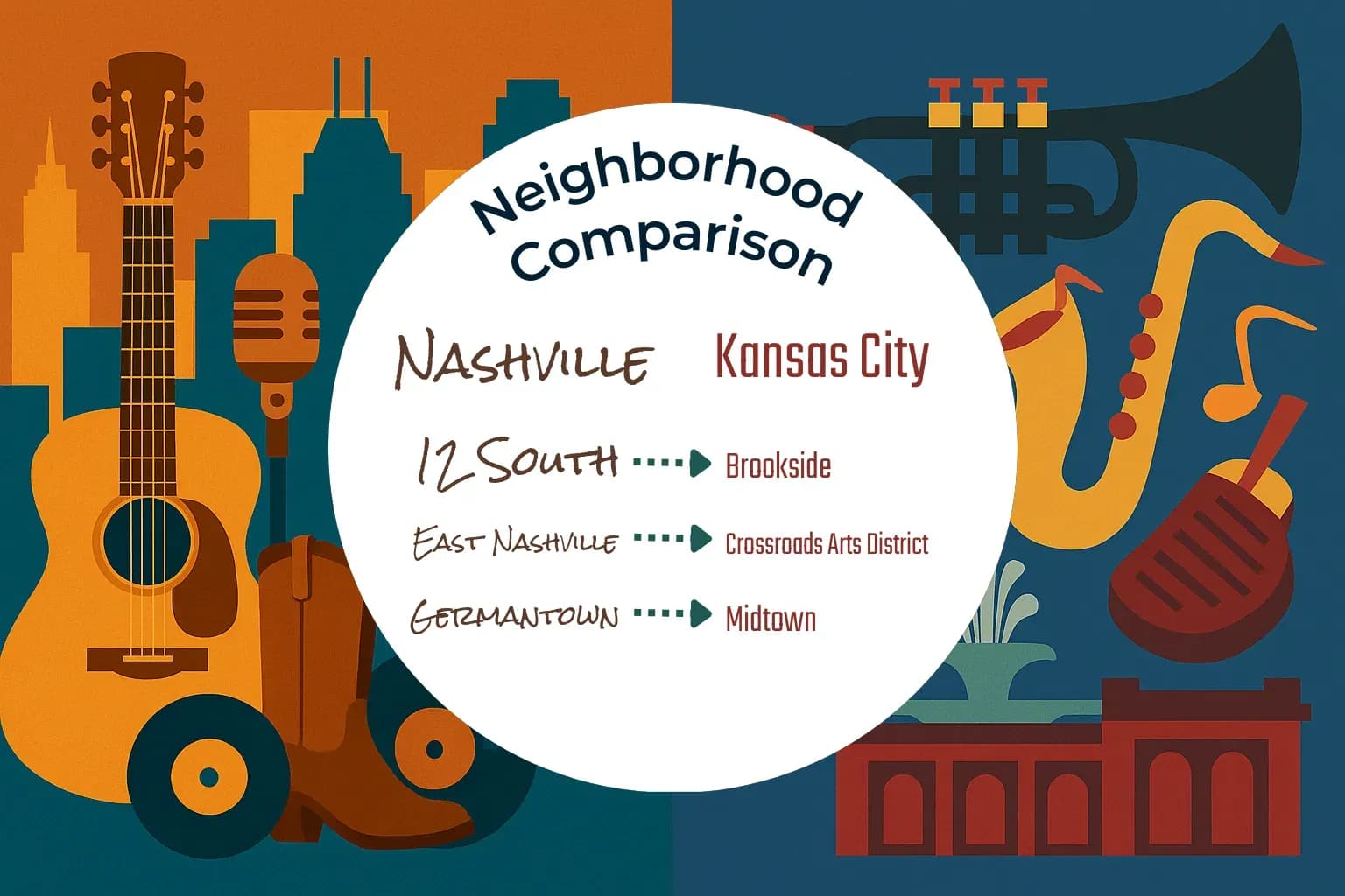 Nashville vs Kansas City Neighborhood Comparison