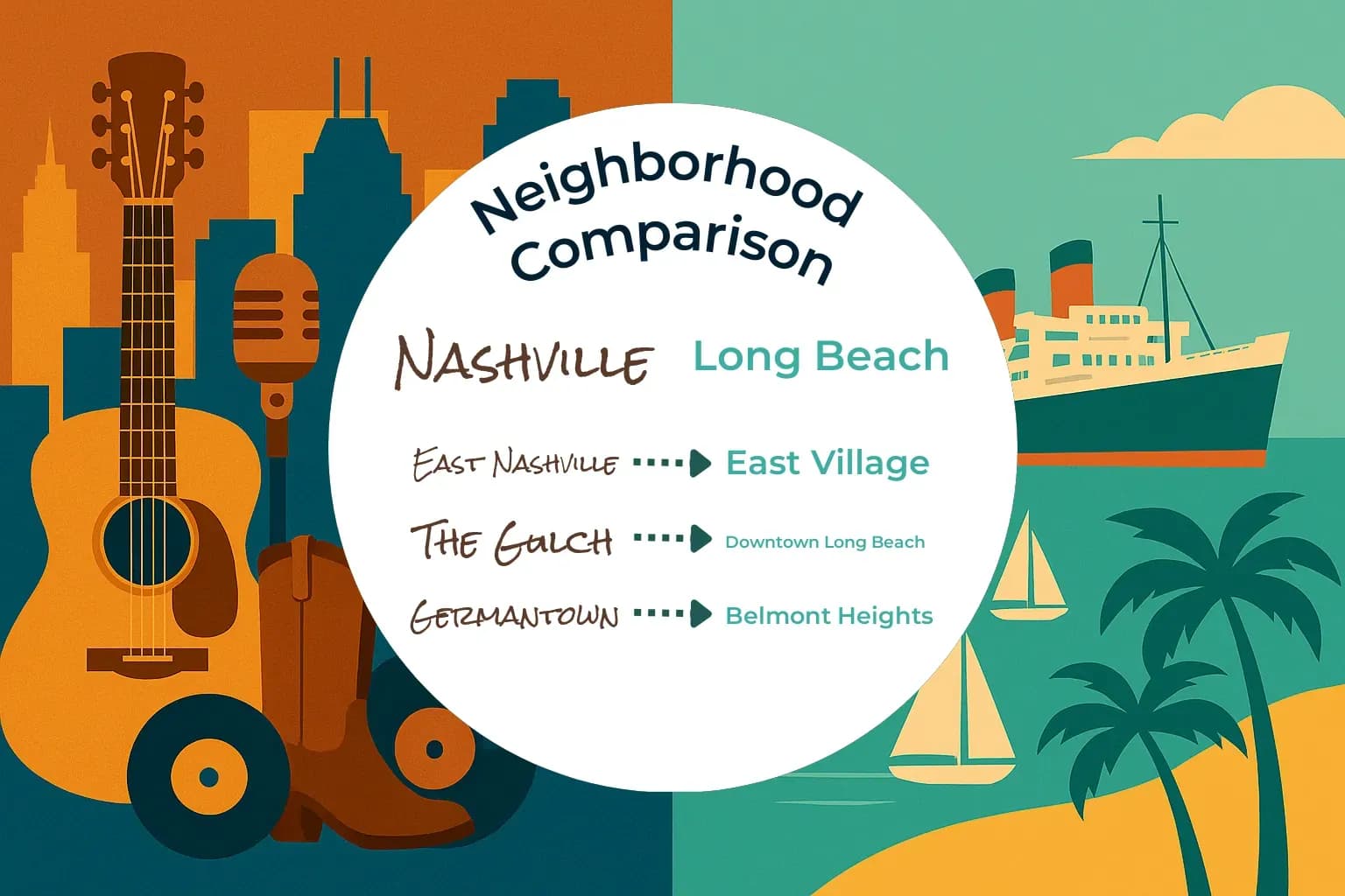Nashville vs Long Beach Neighborhood Comparison