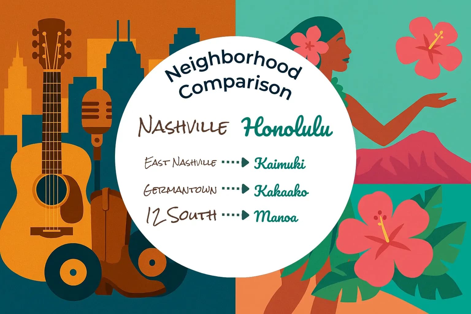 Nashville vs Honolulu Neighborhood Comparison
