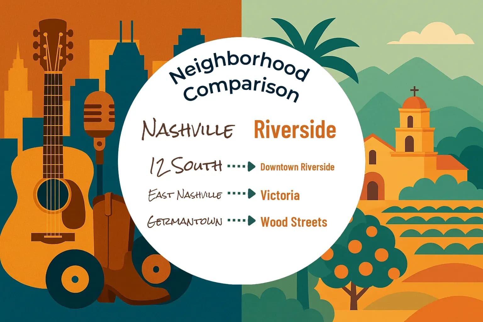 Nashville vs Riverside Neighborhood Comparison