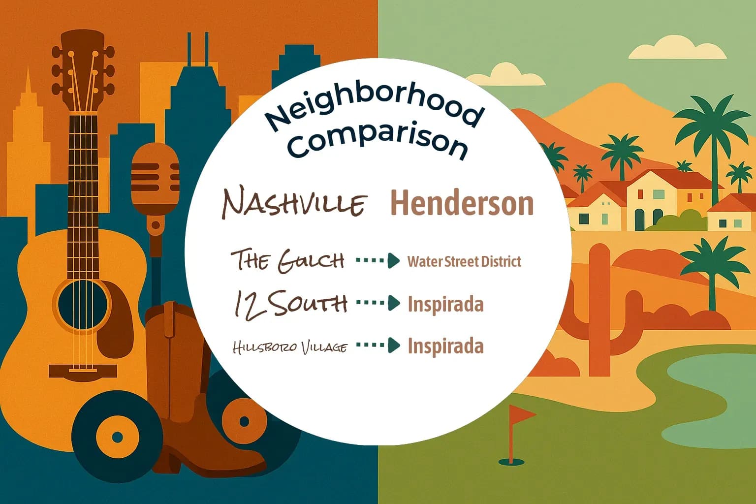 Nashville vs Henderson Neighborhood Comparison