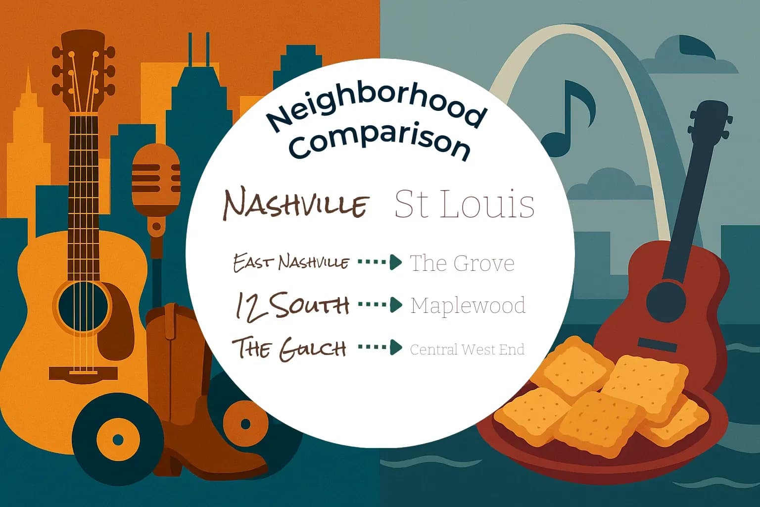 Nashville vs St. Louis Neighborhood Comparison