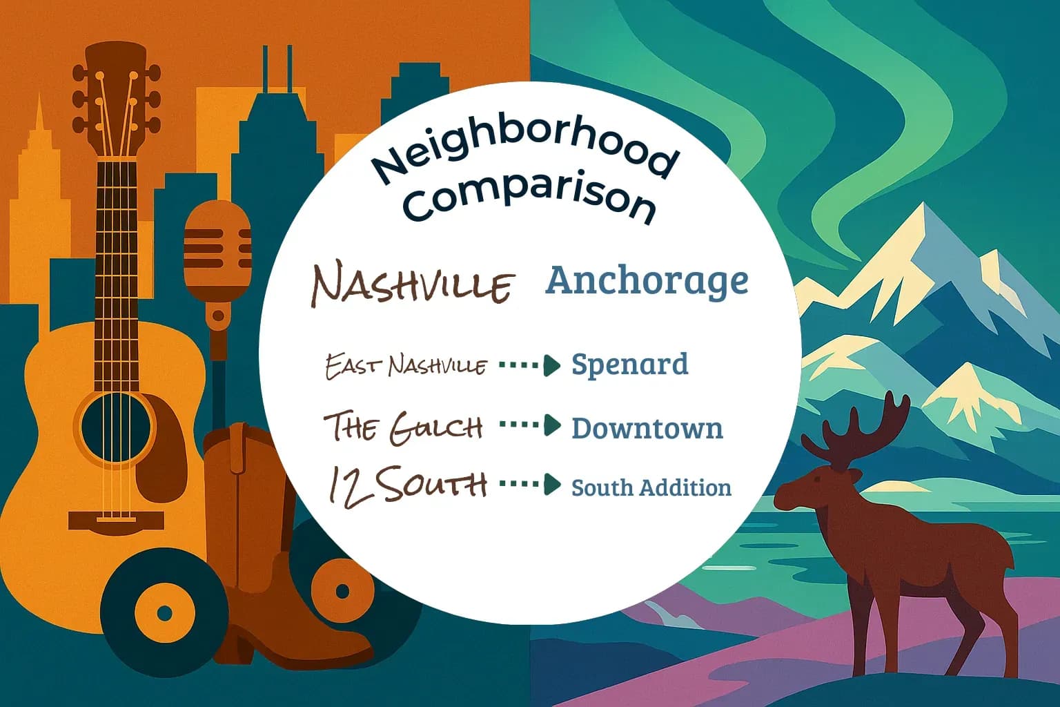 Nashville vs Anchorage Neighborhood Comparison
