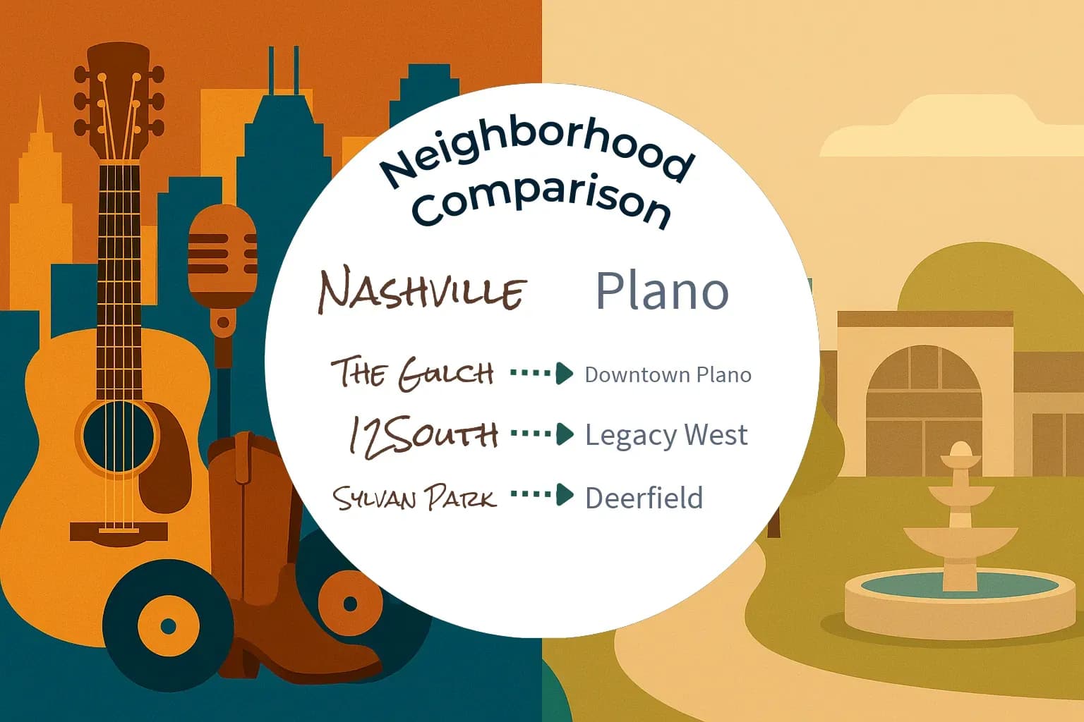 Nashville vs Plano Neighborhood Comparison
