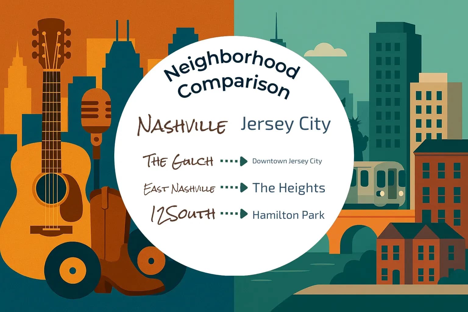 Nashville vs Jersey City Neighborhood Comparison