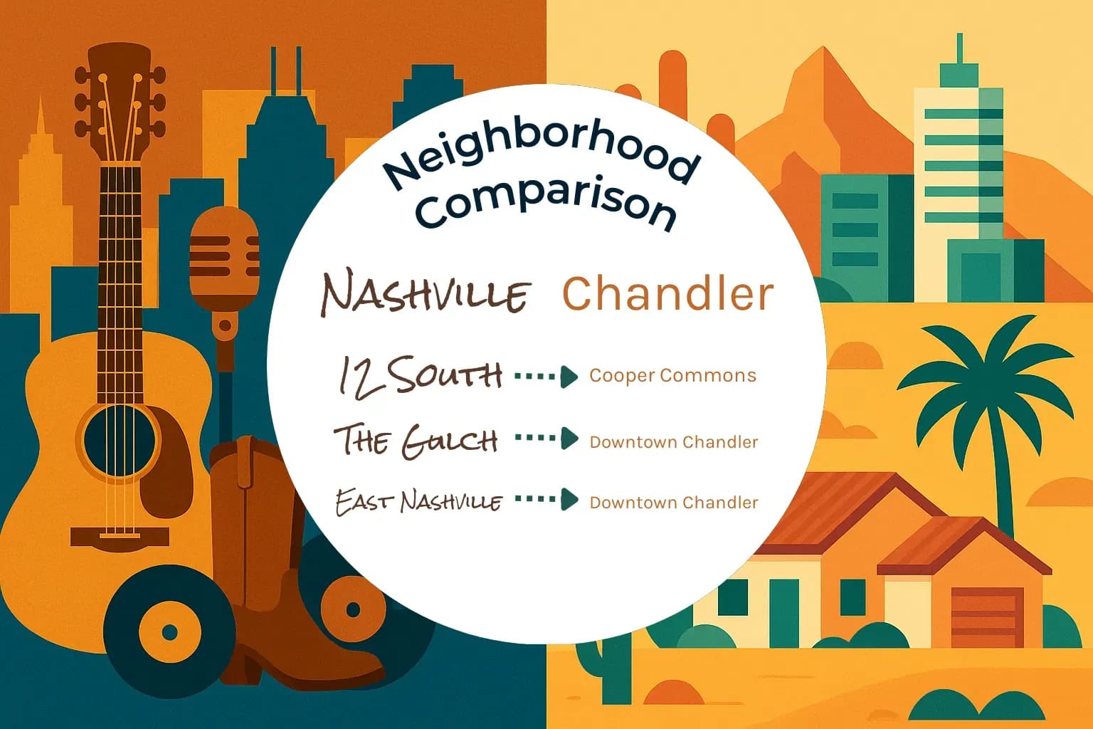 Nashville vs Chandler Neighborhood Comparison