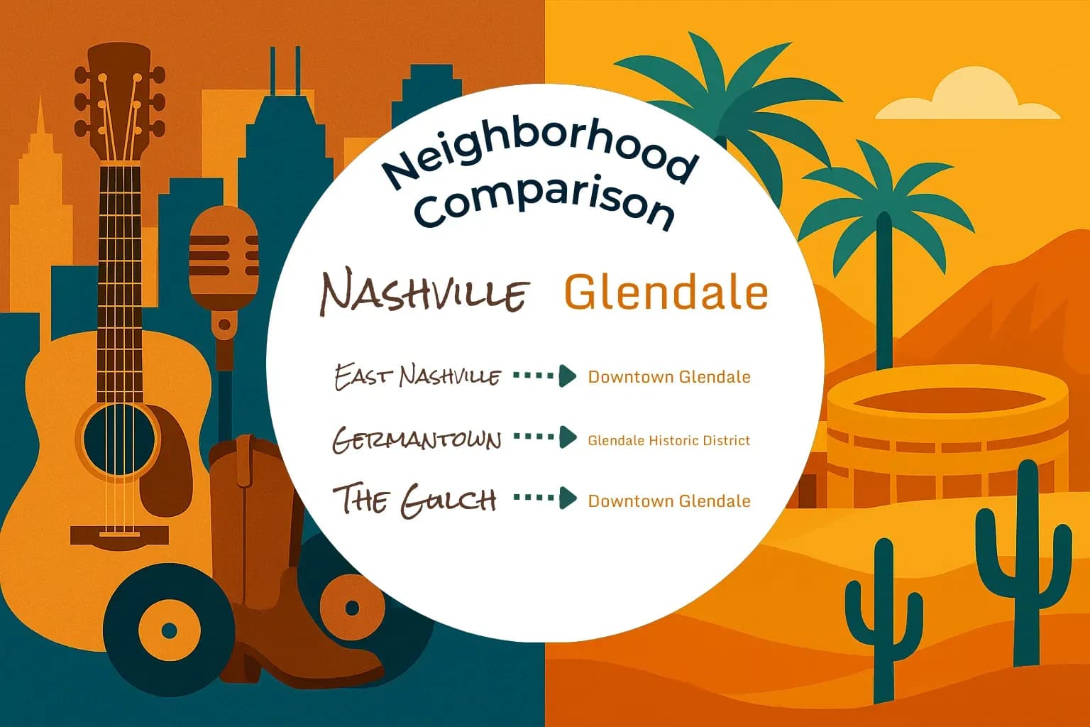 Nashville vs Glendale Neighborhood Comparison