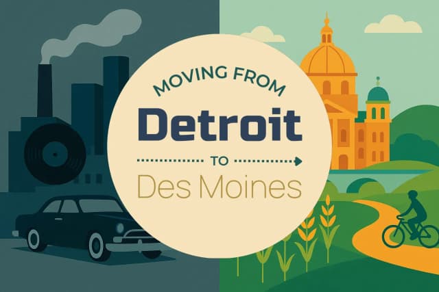 Moving from Detroit to Des Moines