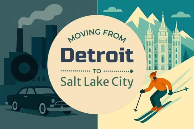 Moving from Detroit to Salt Lake City