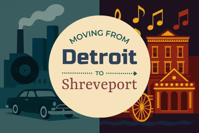 Moving from Detroit to Shreveport