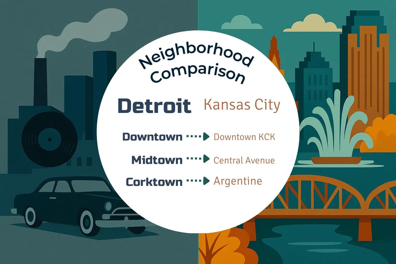 Detroit vs Kansas City Neighborhood Comparison