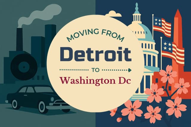 Moving from Detroit to Washington DC