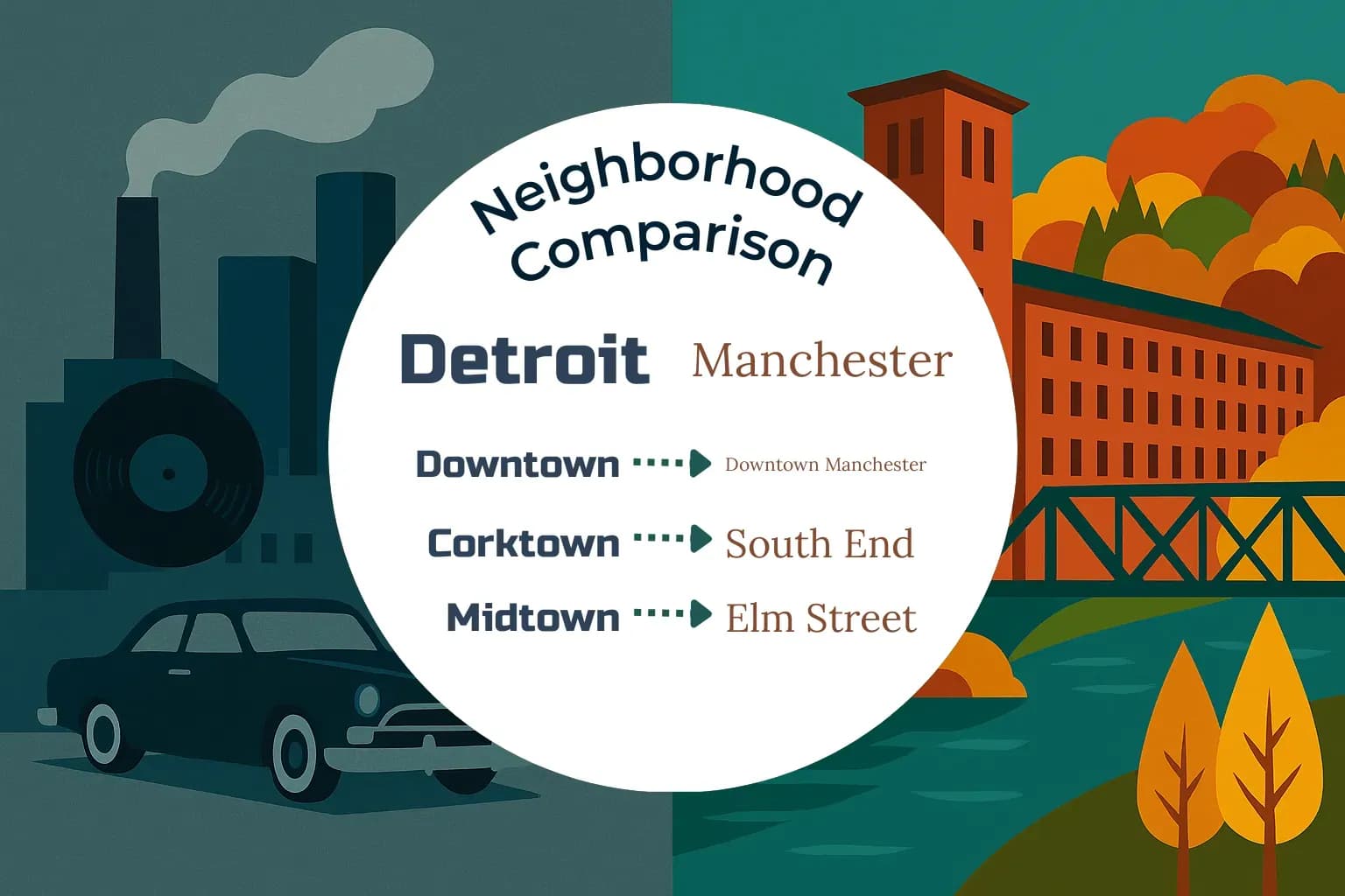 Detroit vs Manchester Neighborhood Comparison
