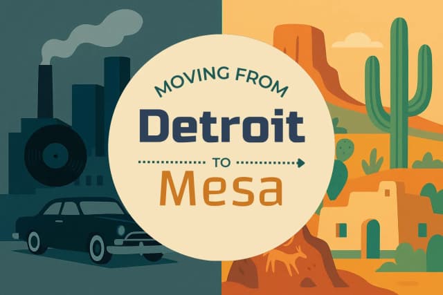 Moving from Detroit to Mesa