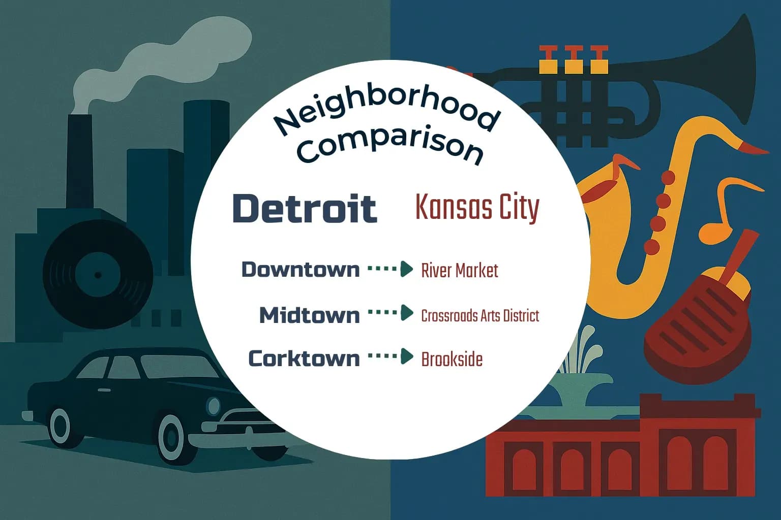 Detroit vs Kansas City Neighborhood Comparison
