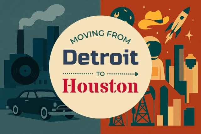 Moving from Detroit to Houston