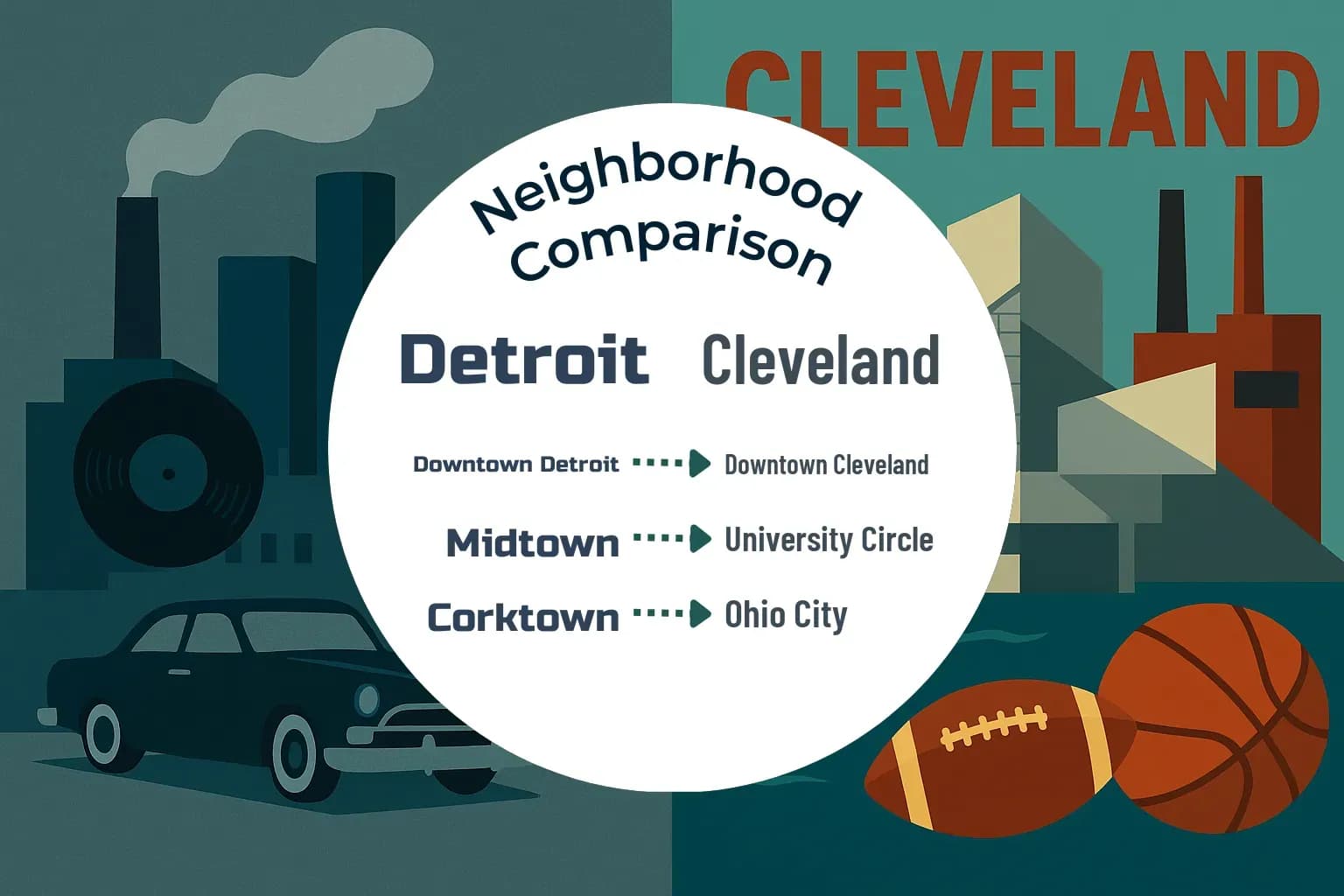 Detroit vs Cleveland Neighborhood Comparison