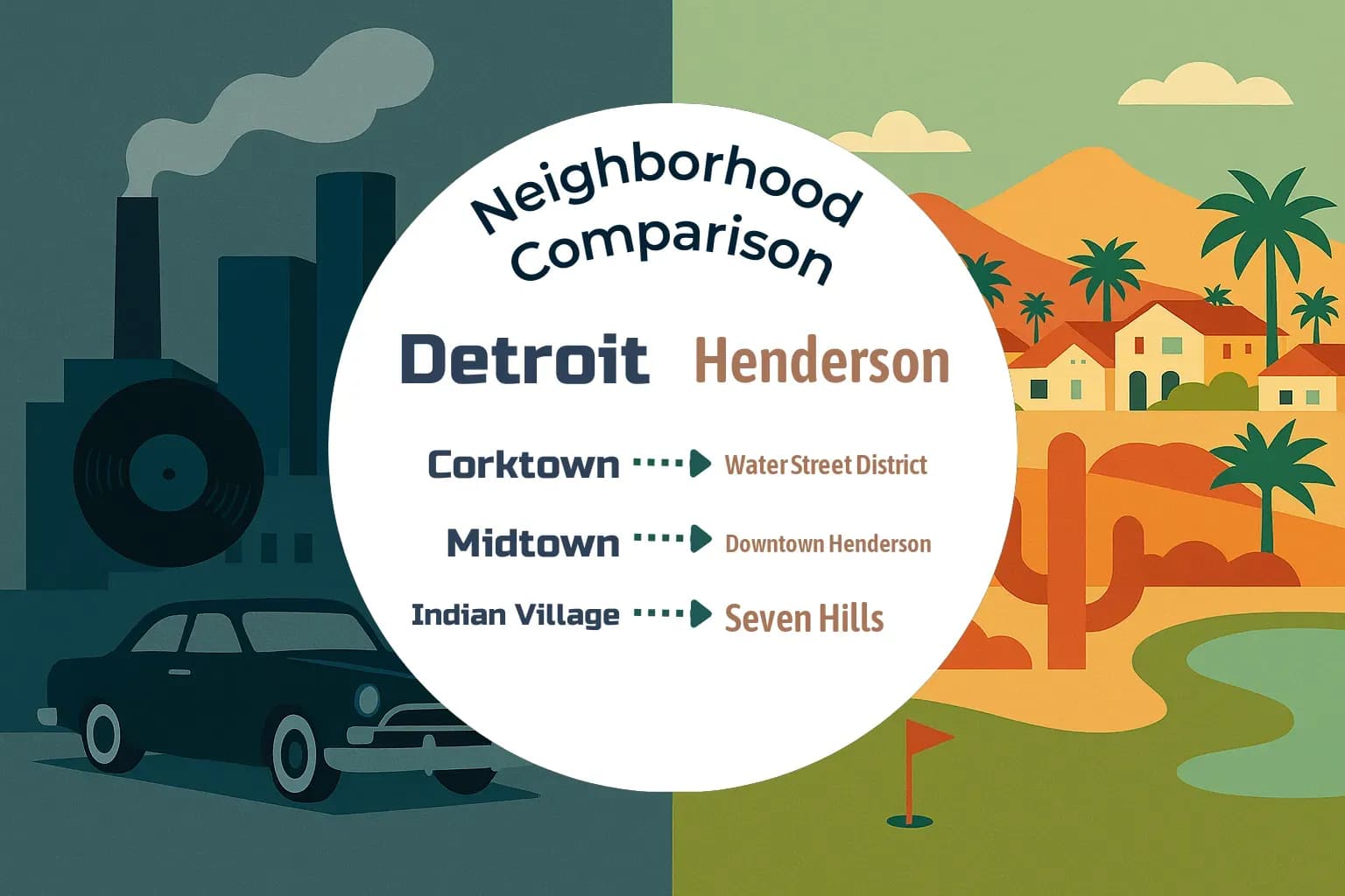 Detroit vs Henderson Neighborhood Comparison