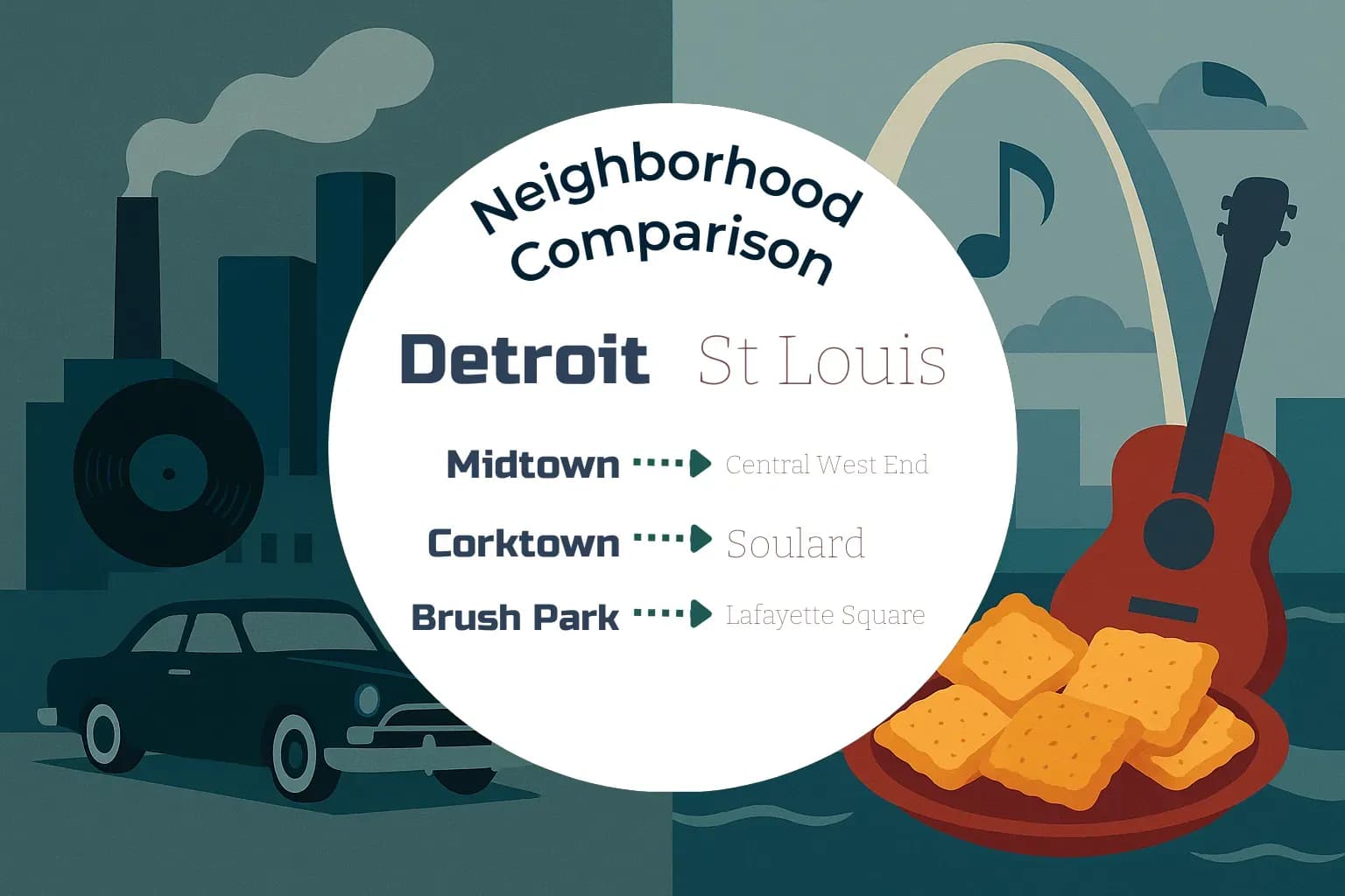 Detroit vs St. Louis Neighborhood Comparison