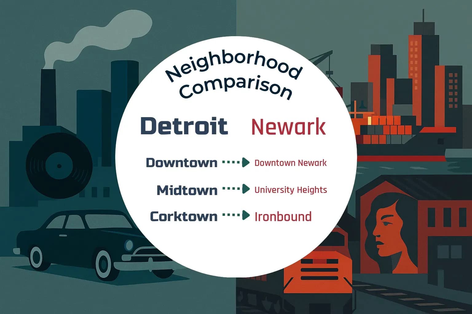 Detroit vs Newark Neighborhood Comparison
