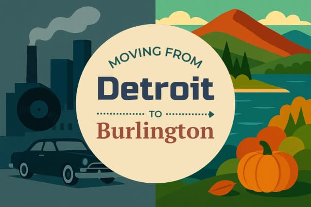 Moving from Detroit to Burlington