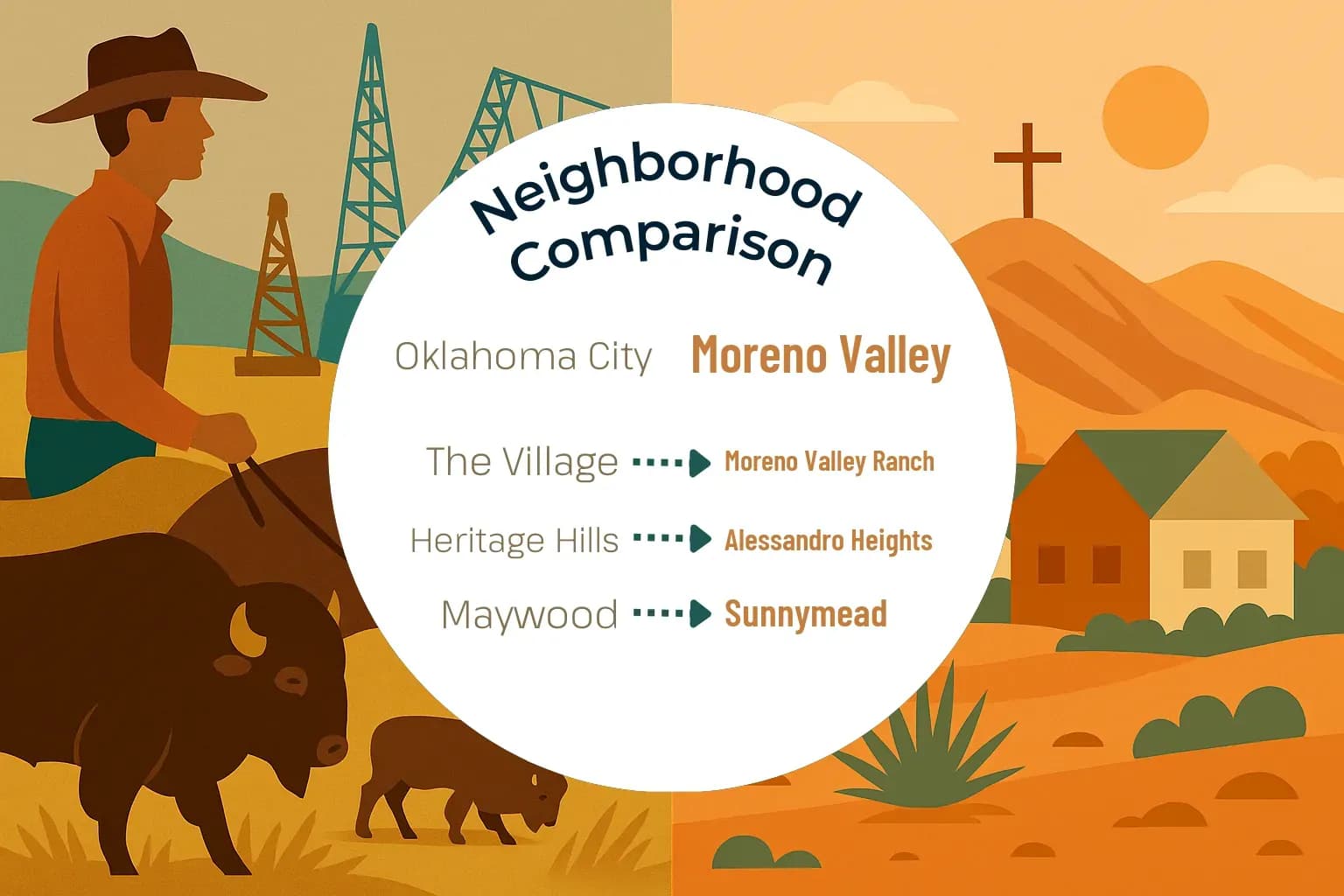 Oklahoma City vs Moreno Valley Neighborhood Comparison