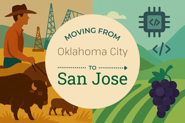 Moving from Oklahoma City to San Jose