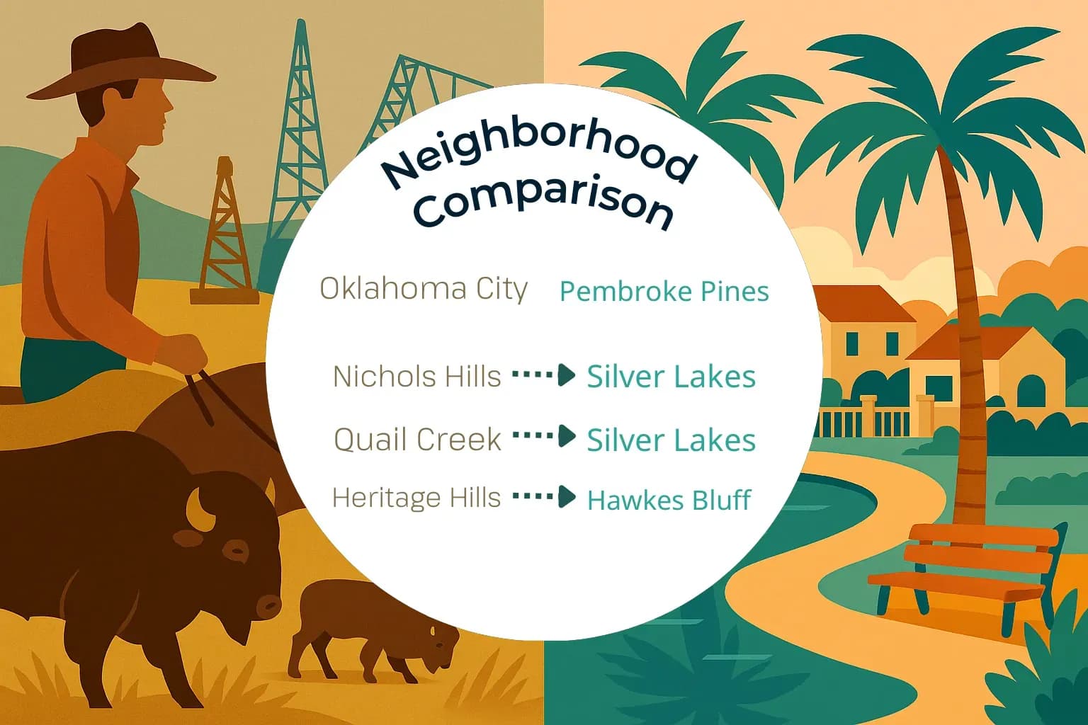 Oklahoma City vs Pembroke Pines Neighborhood Comparison