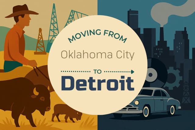Moving from Oklahoma City to Detroit
