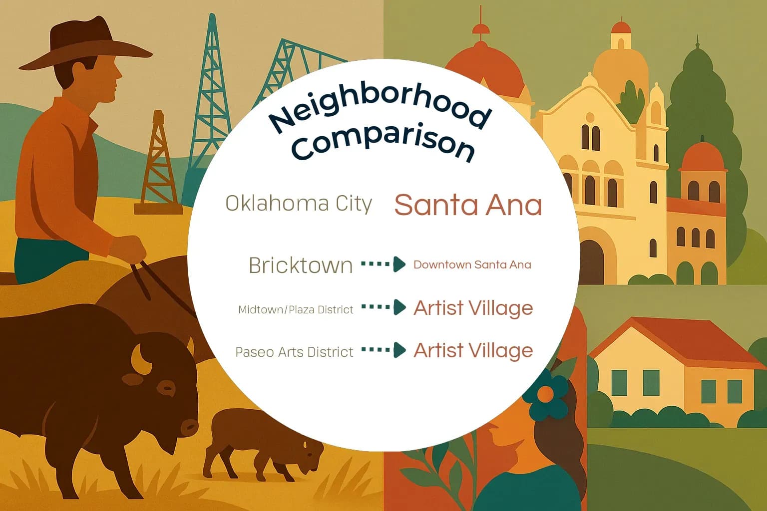 Oklahoma City vs Santa Ana Neighborhood Comparison