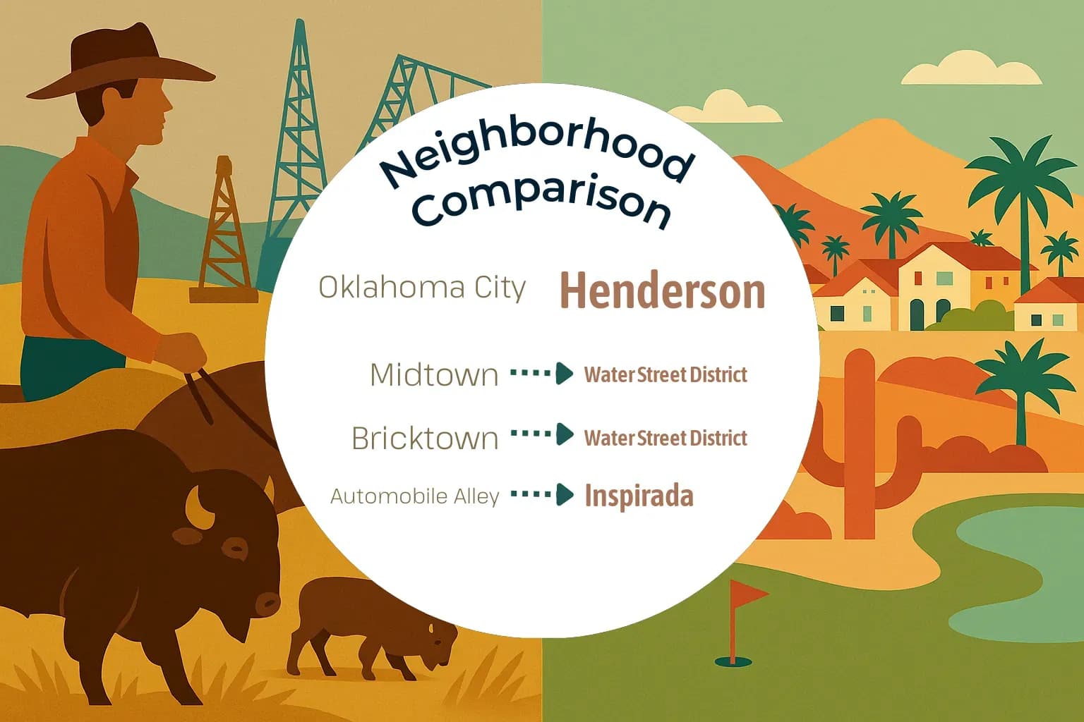 Oklahoma City vs Henderson Neighborhood Comparison