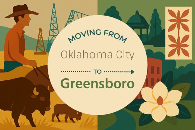 Moving from Oklahoma City to Greensboro