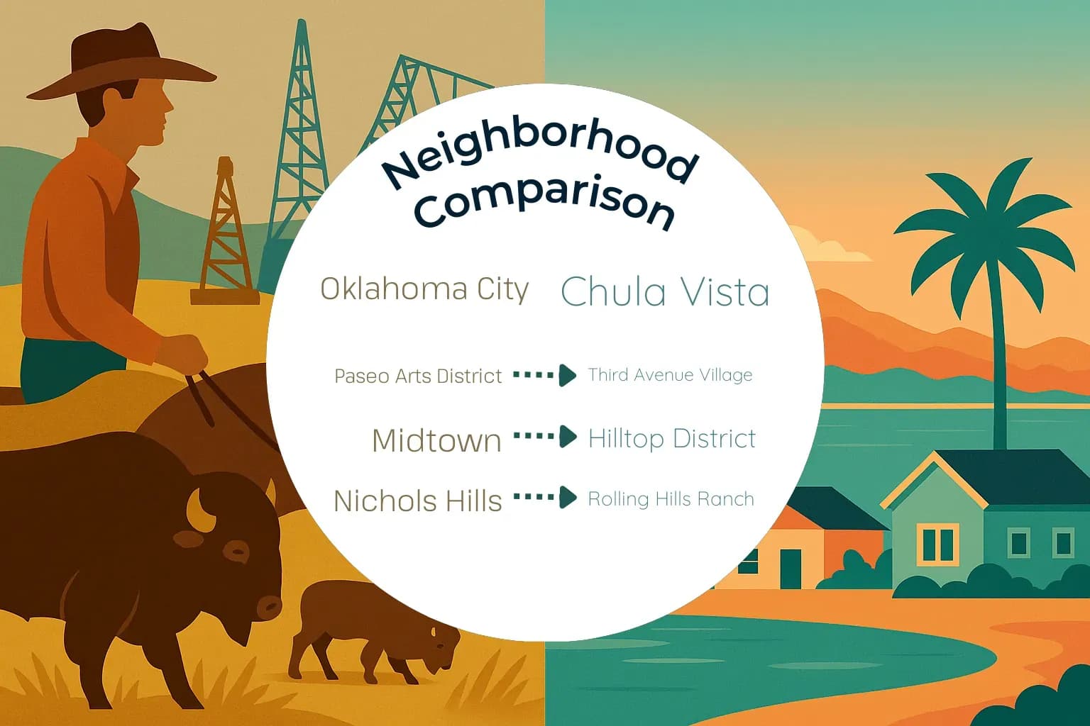 Oklahoma City vs Chula Vista Neighborhood Comparison